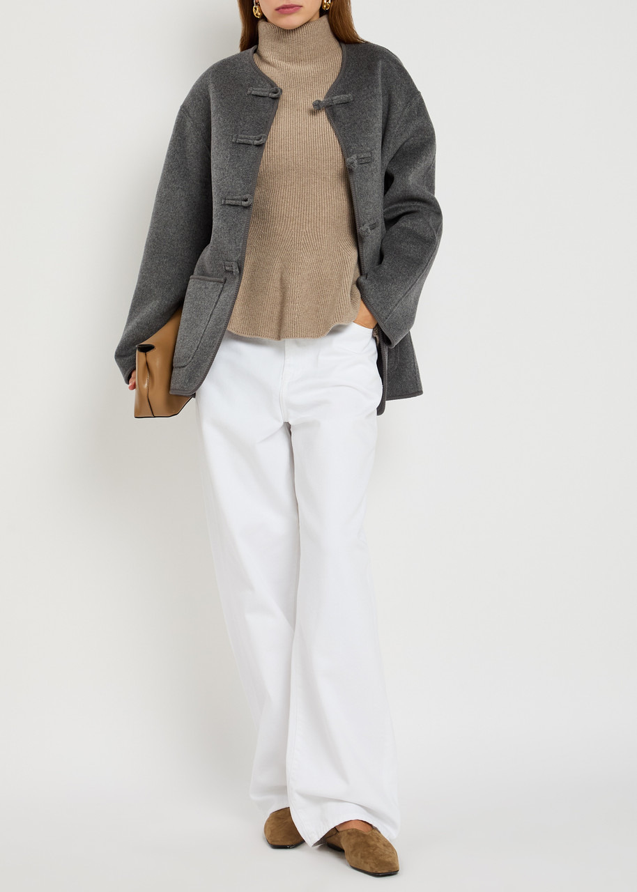 Rohe Mandarin Wool and Cashmere-blend Jacket - 4
