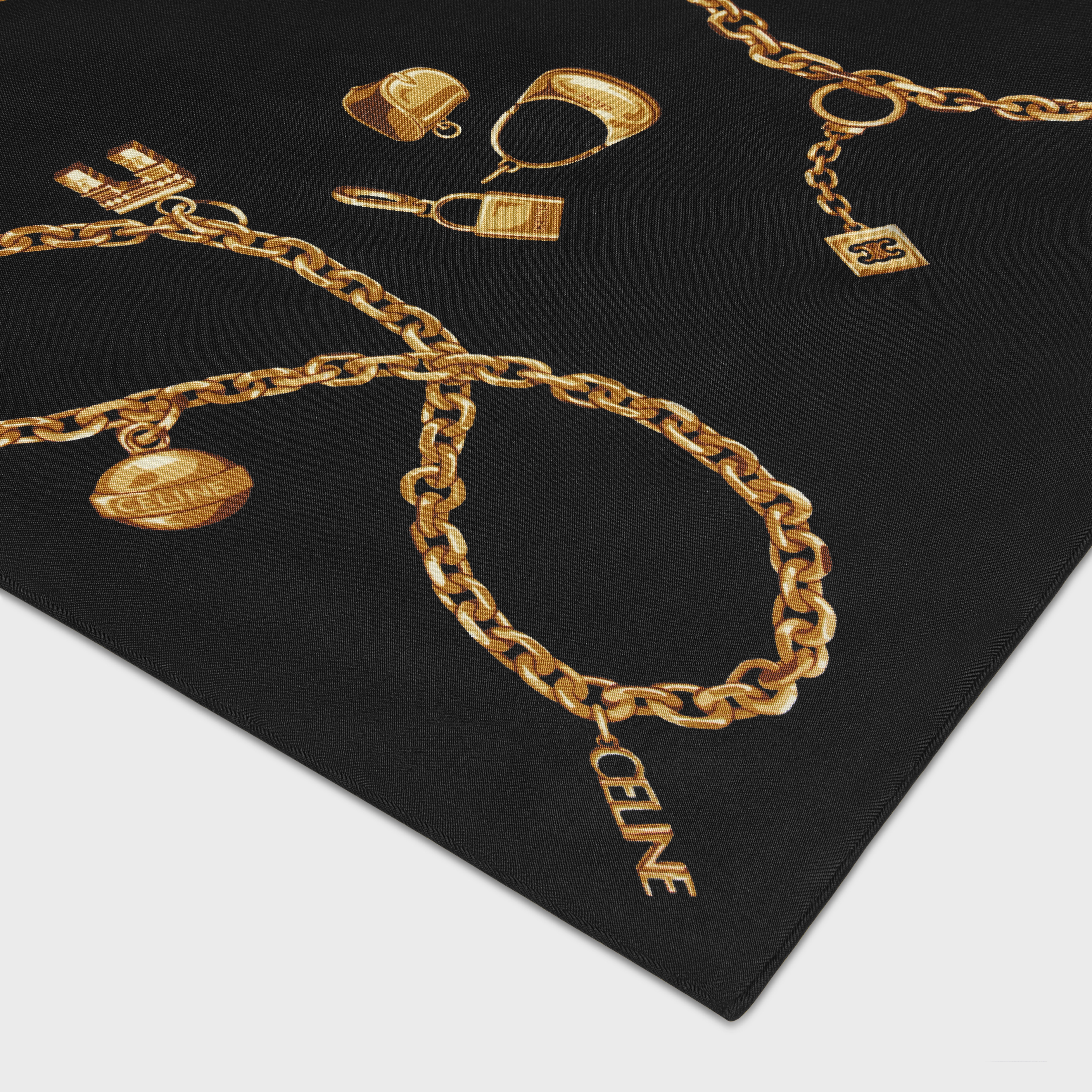 bandana in silk twill - 2