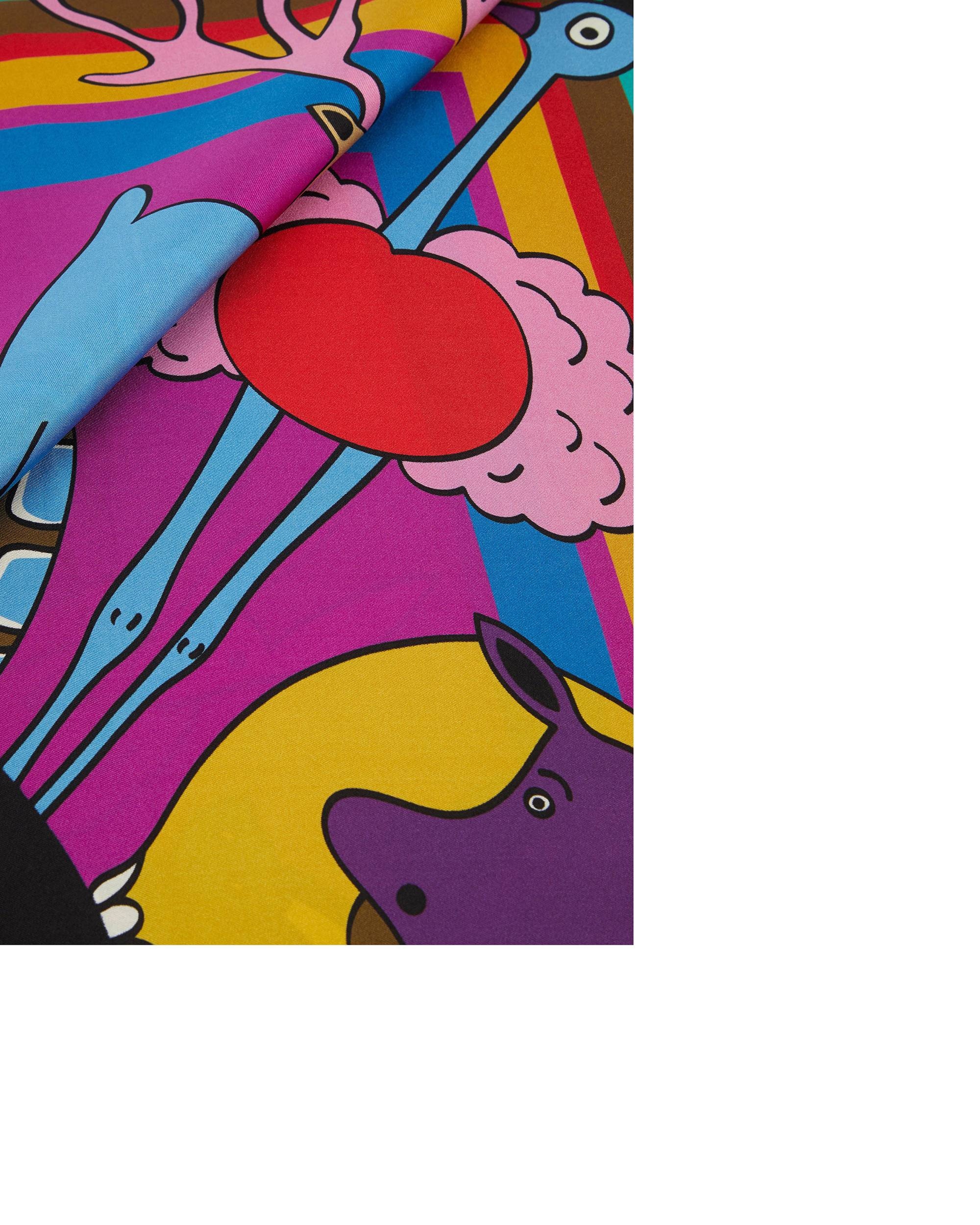 'KENZO Stamp' silk square - 2