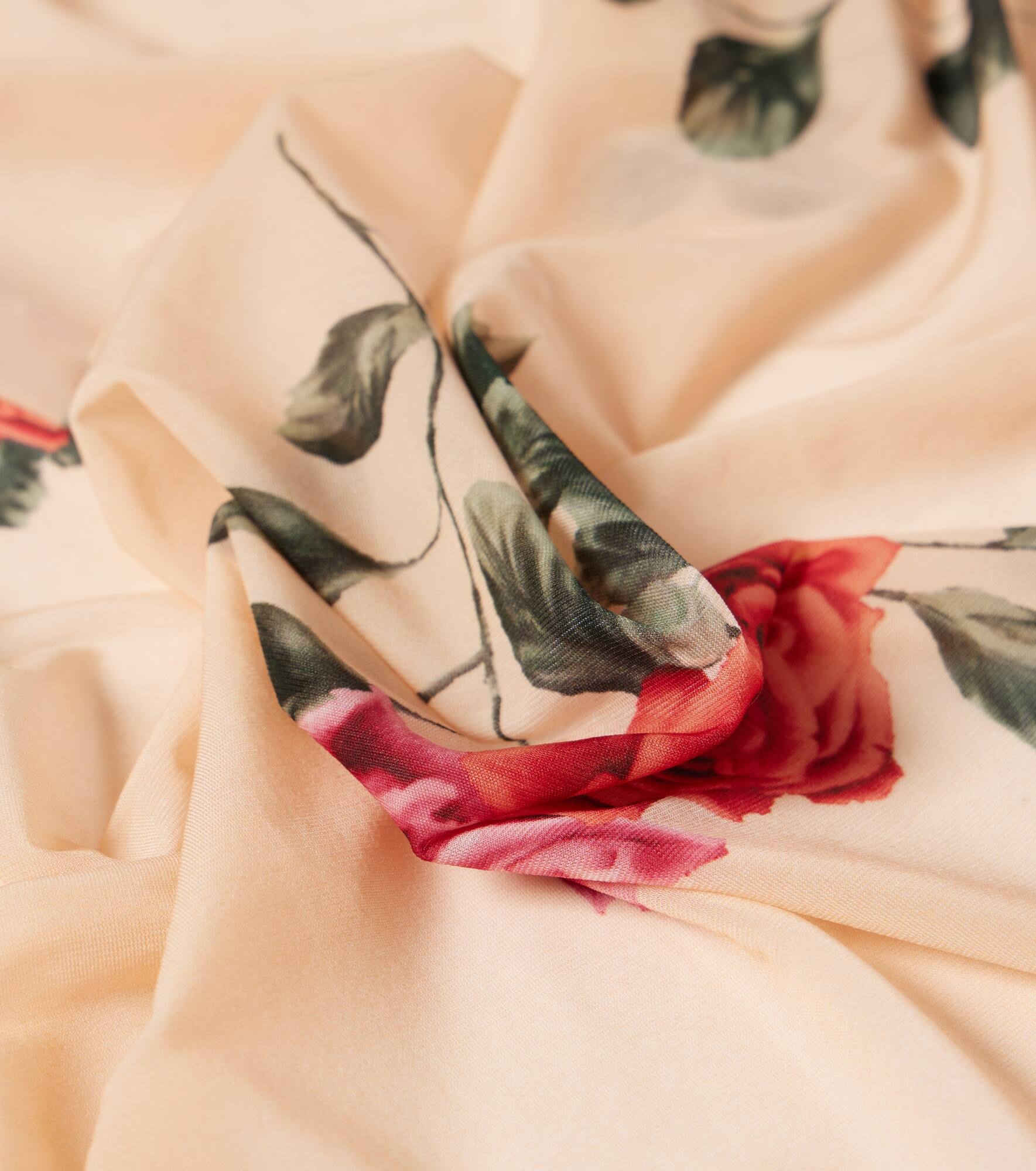 Floral silk-blend scarf - 3