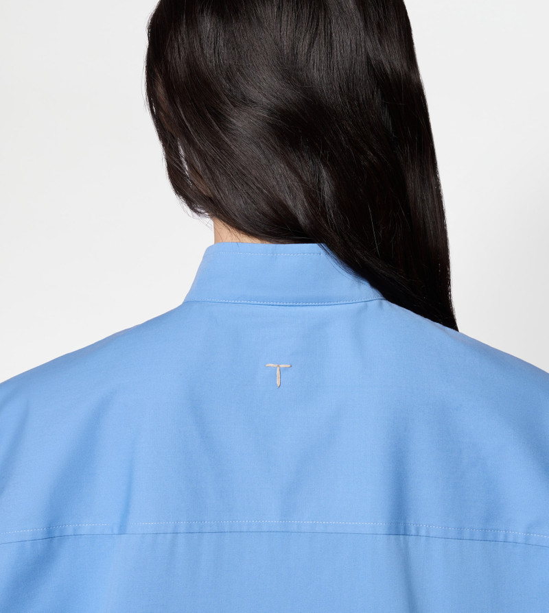 SHIRT IN POPLIN - LIGHT BLUE 6