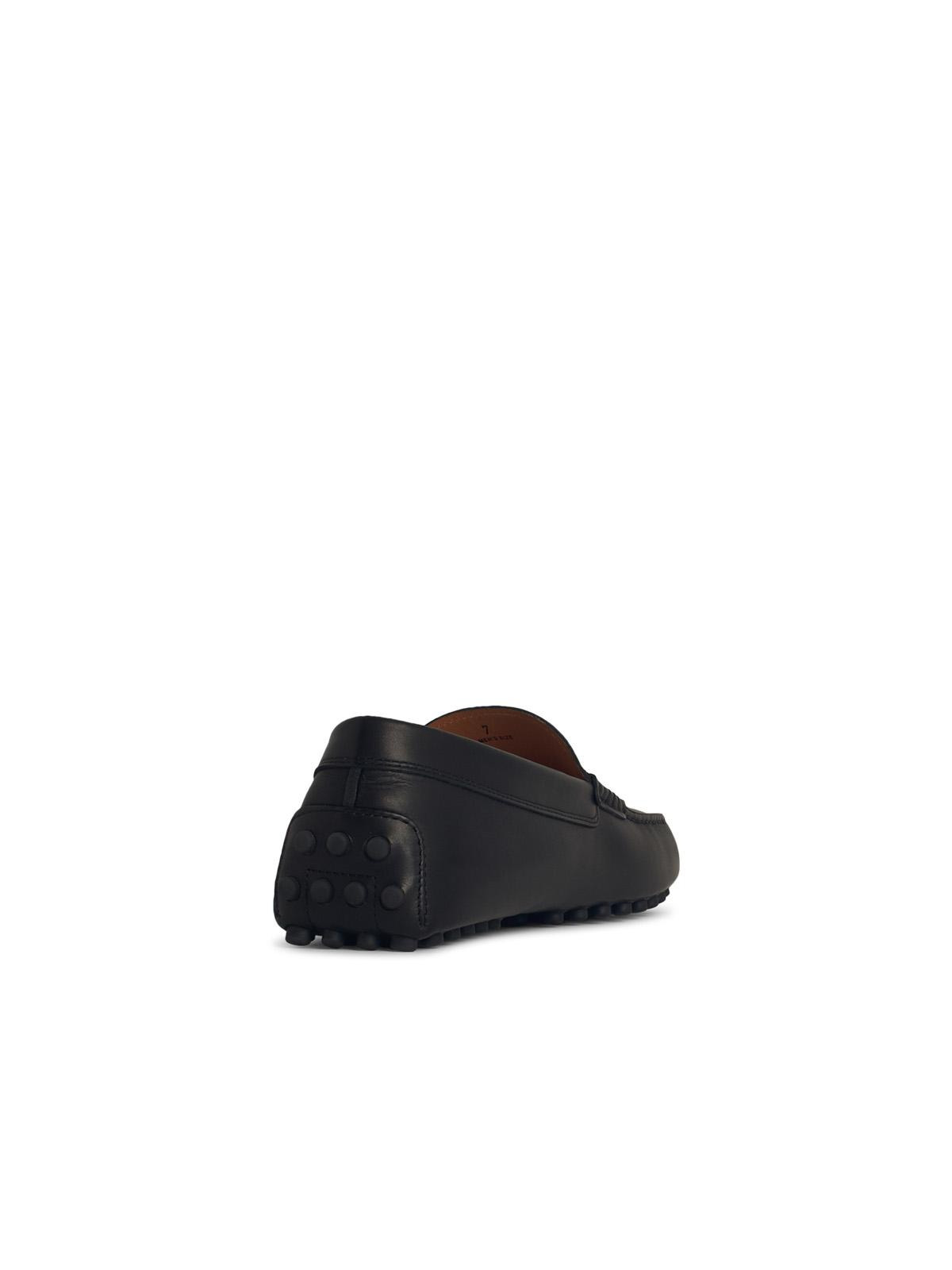 Tod's Black Leather Loafers Men - 3