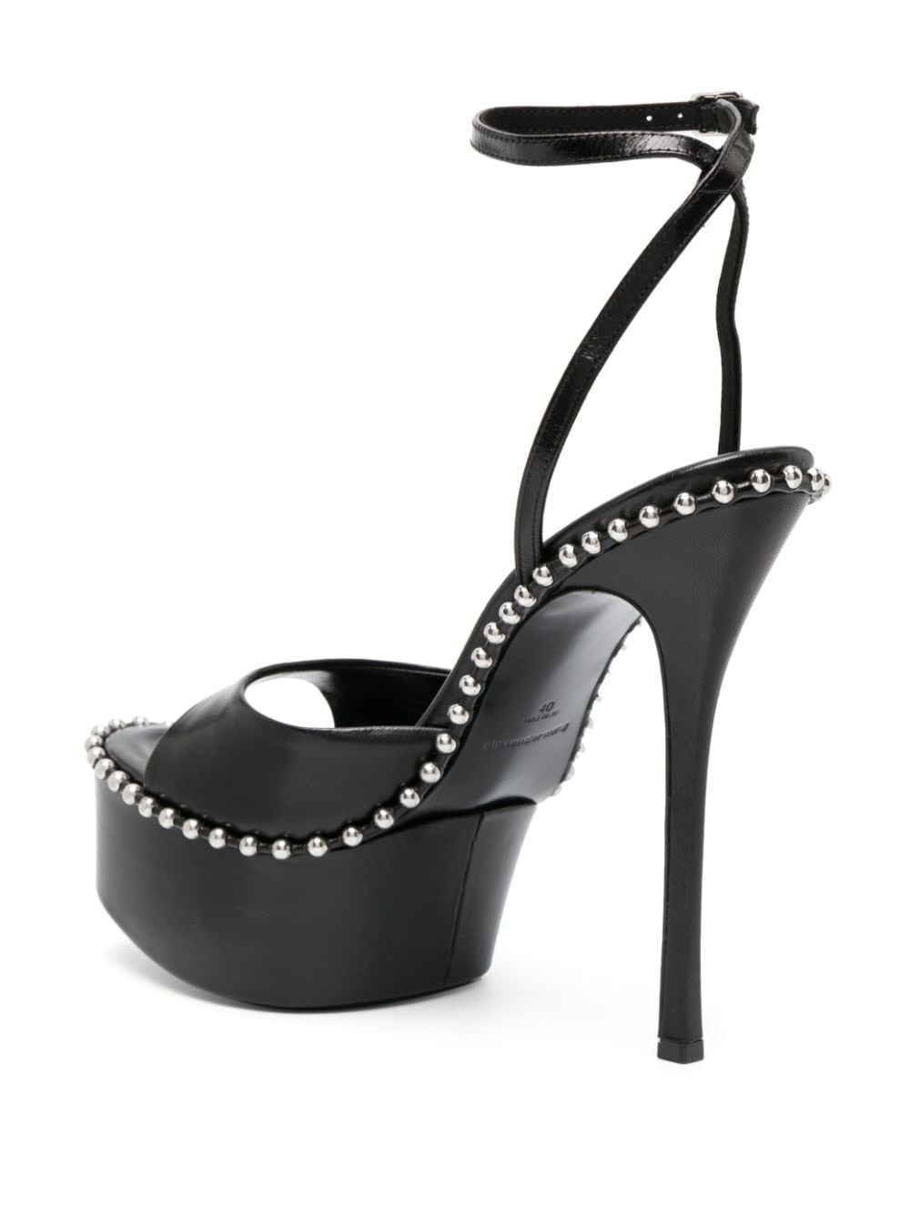 Nova 145mm platform leather sandals - 3