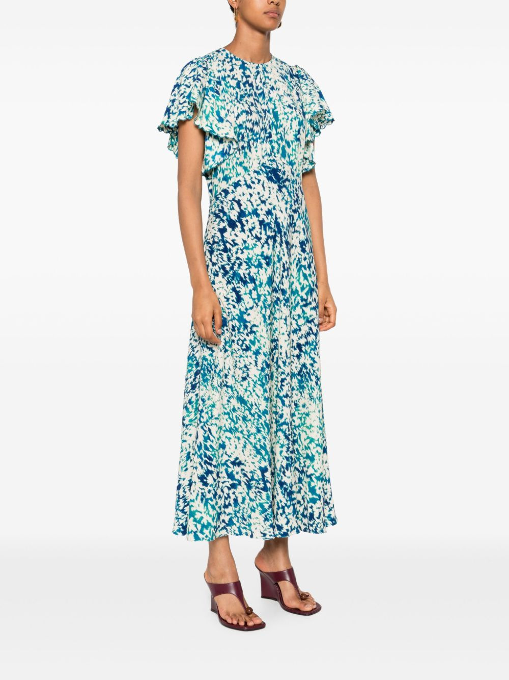 ruffled maxi dress - 3