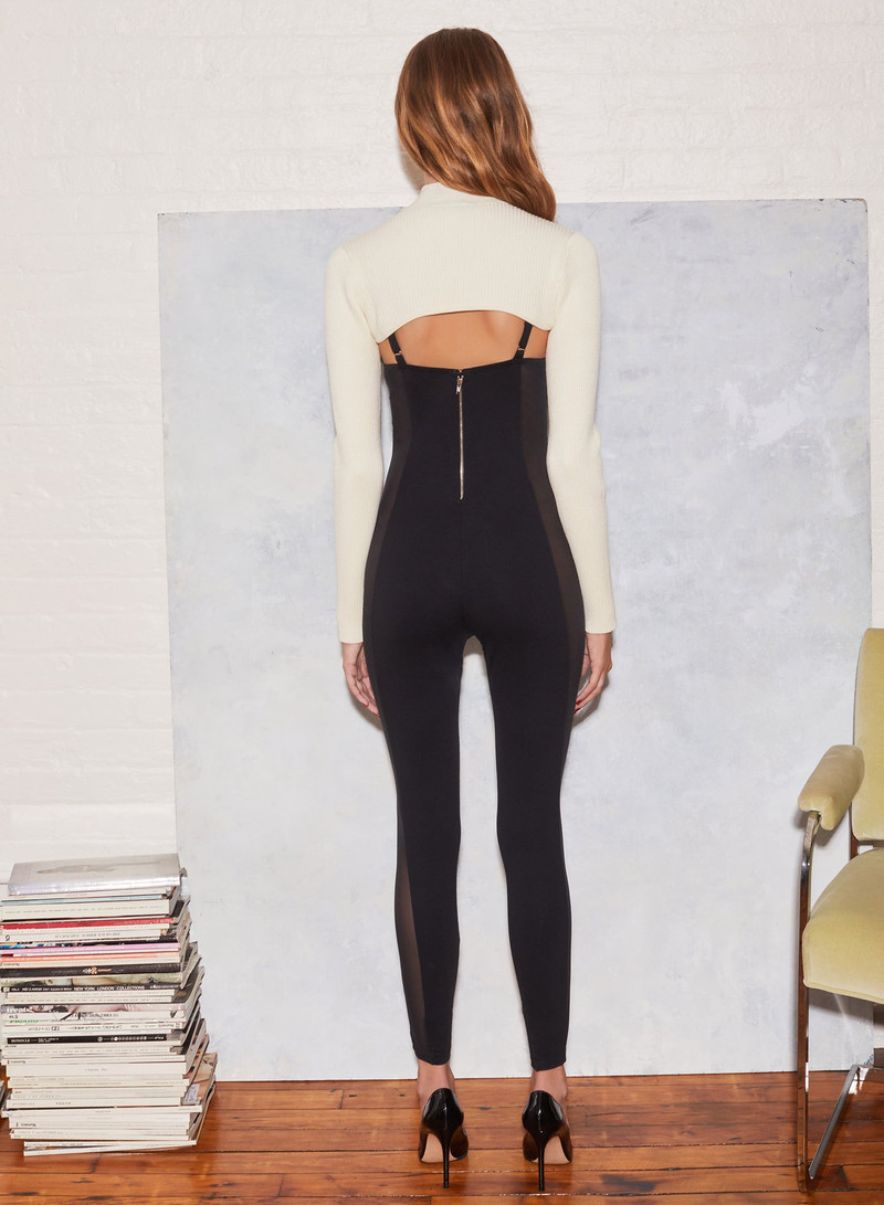 Jersey and Mesh Catsuit 5