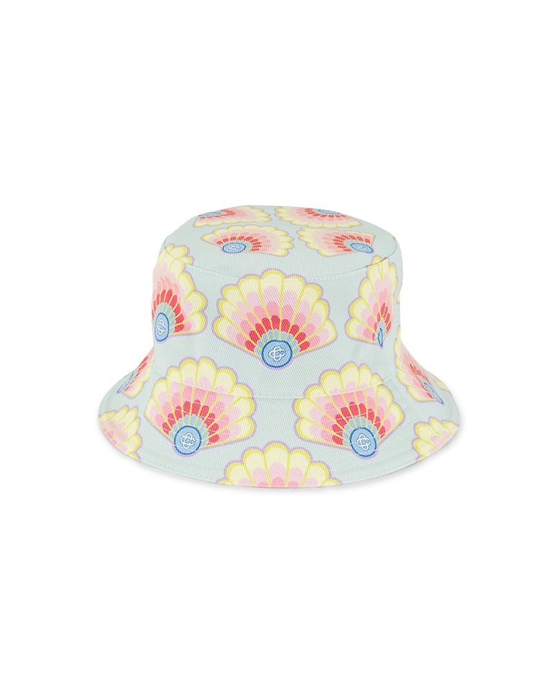 Rainbow Shell Denim Bucket Hat - 1