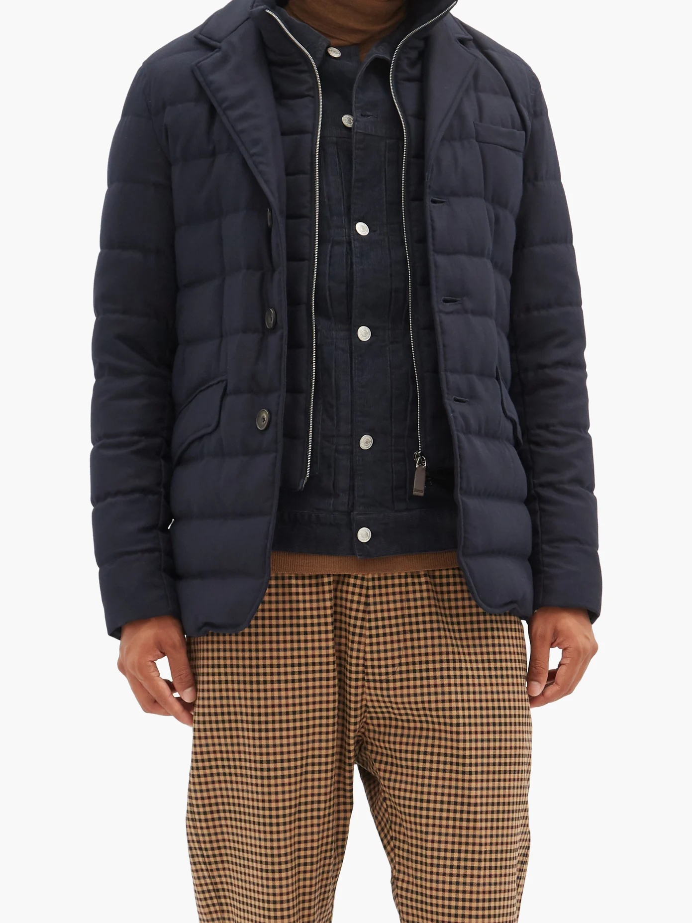 Quilted down jacket - 6