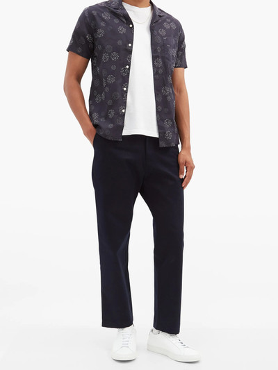 Studio Nicholson Bill cropped cotton-twill trousers outlook