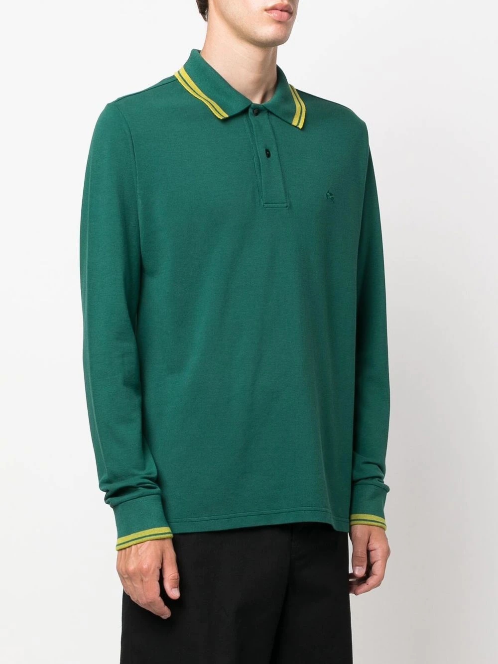 long-sleeve polo shirt - 3