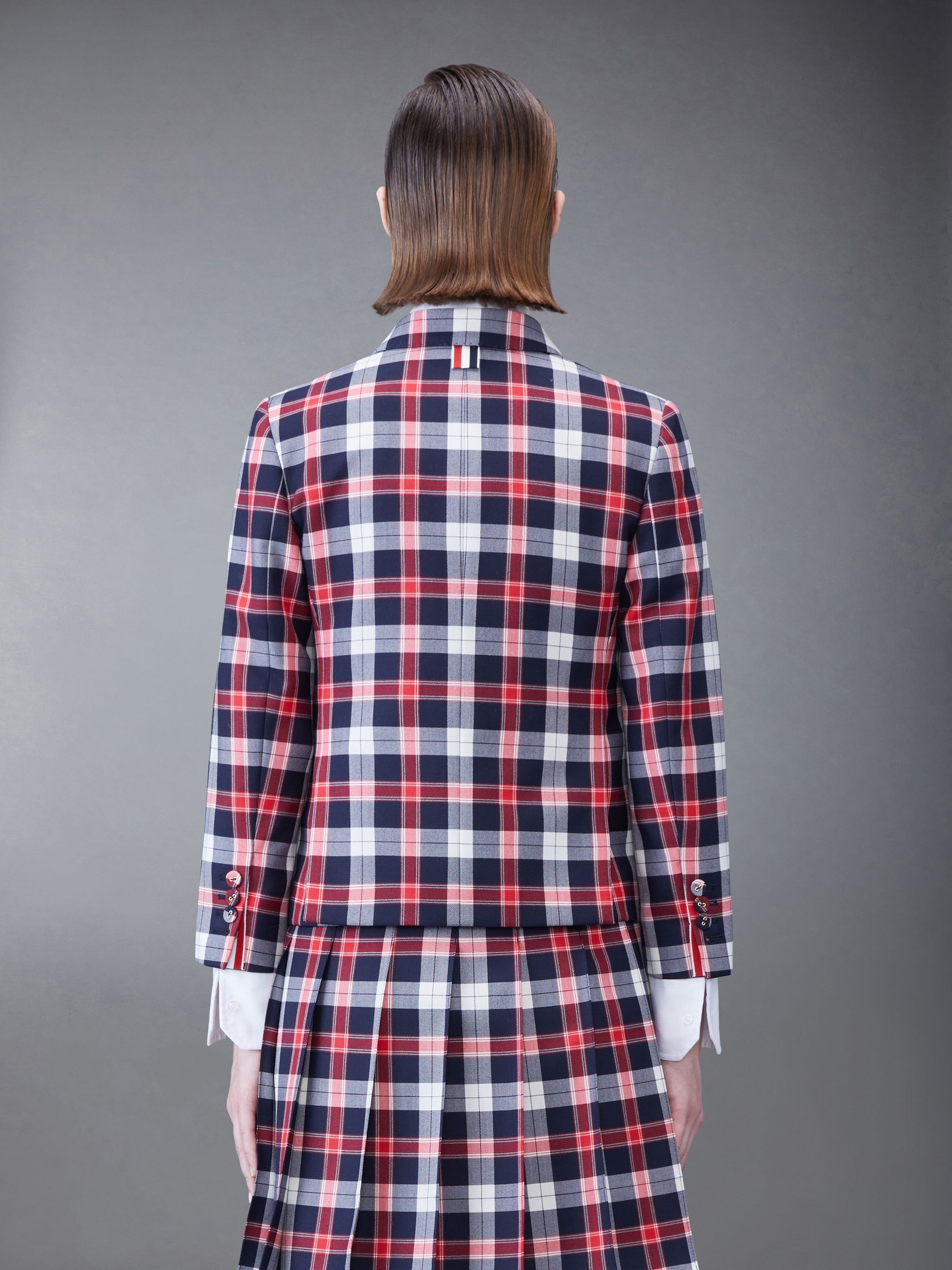 Tartan Twill High Armhole Sport Coat - 2