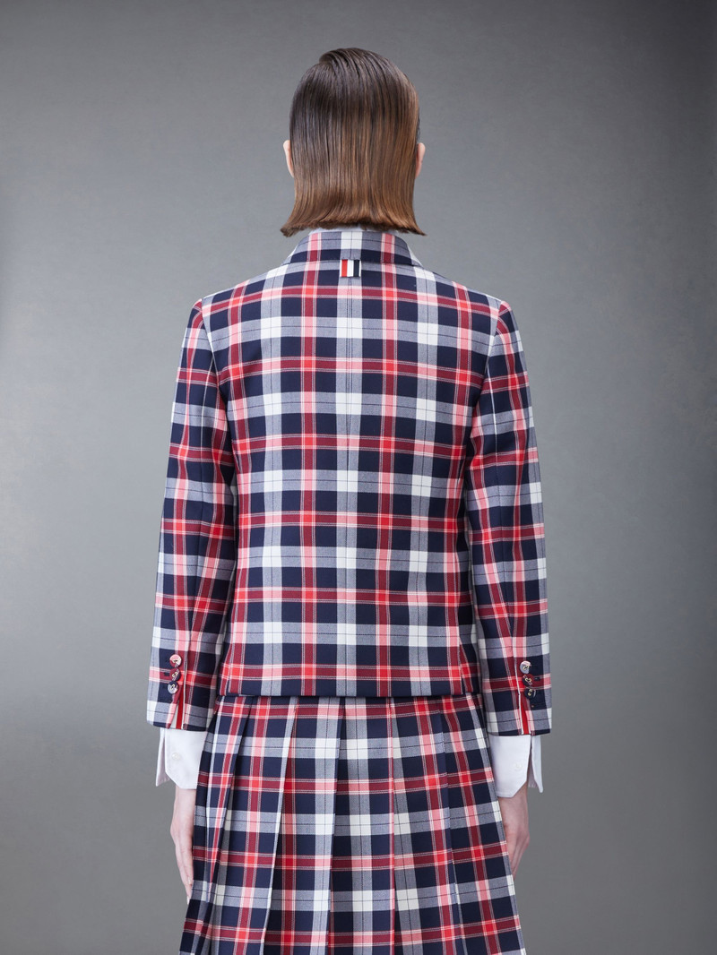 Thom Browne Tartan Twill High Armhole Sport Coat outlook