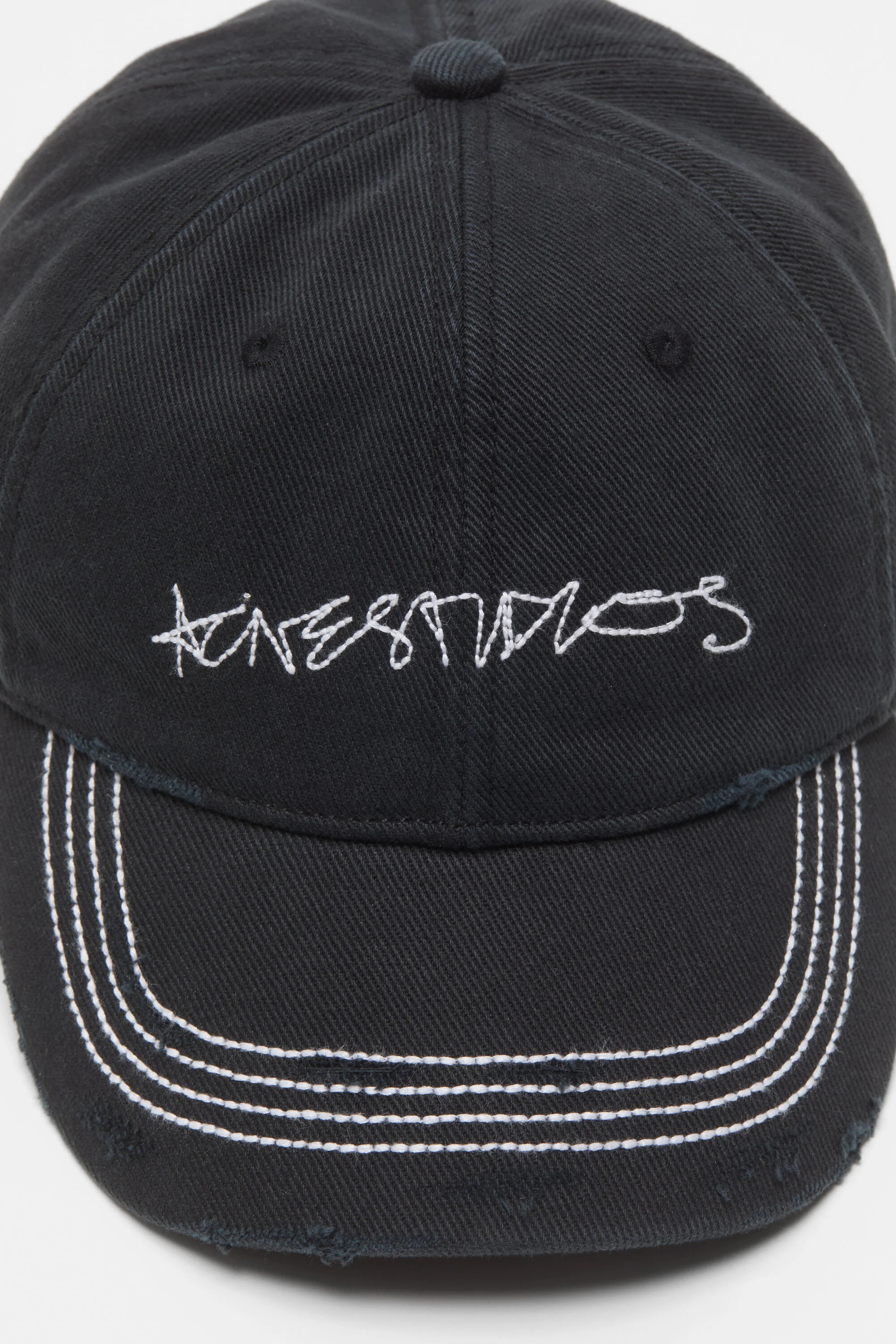 Twill logo cap - Black - 4