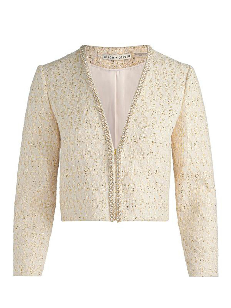 KIDMAN EMBELLISHED TWEED JACKET 1