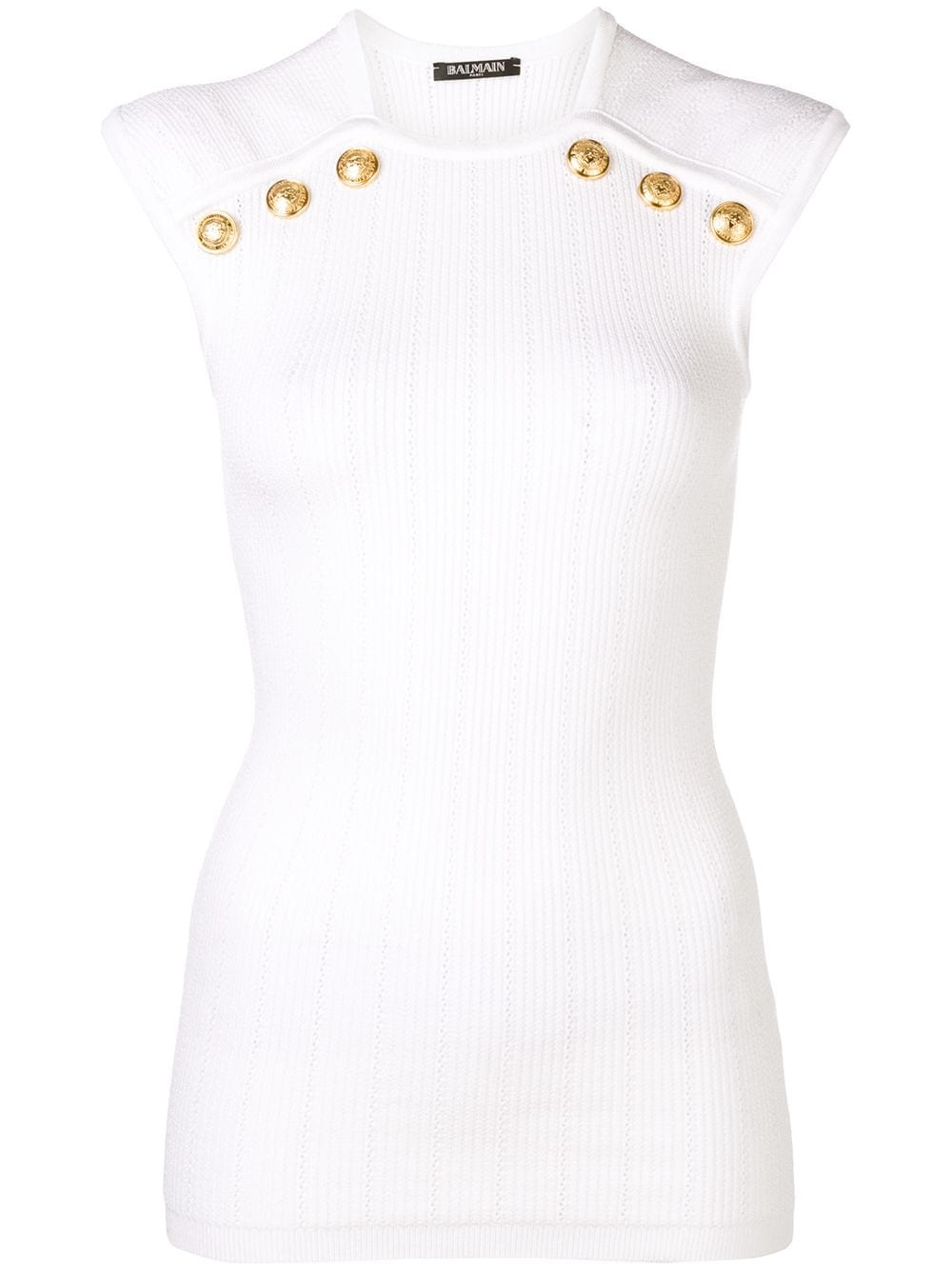 button embellished top - 1