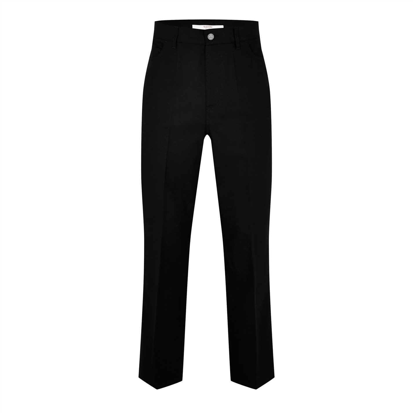 COTTON STRAIGHT LEG TROUSERS - 6