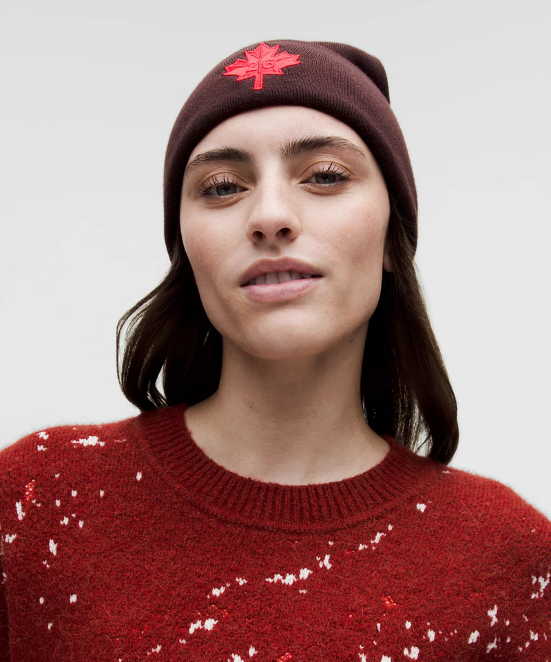 Team Canada Women's Alpaca-Blend Jacquard Sweater *COC Logo 4