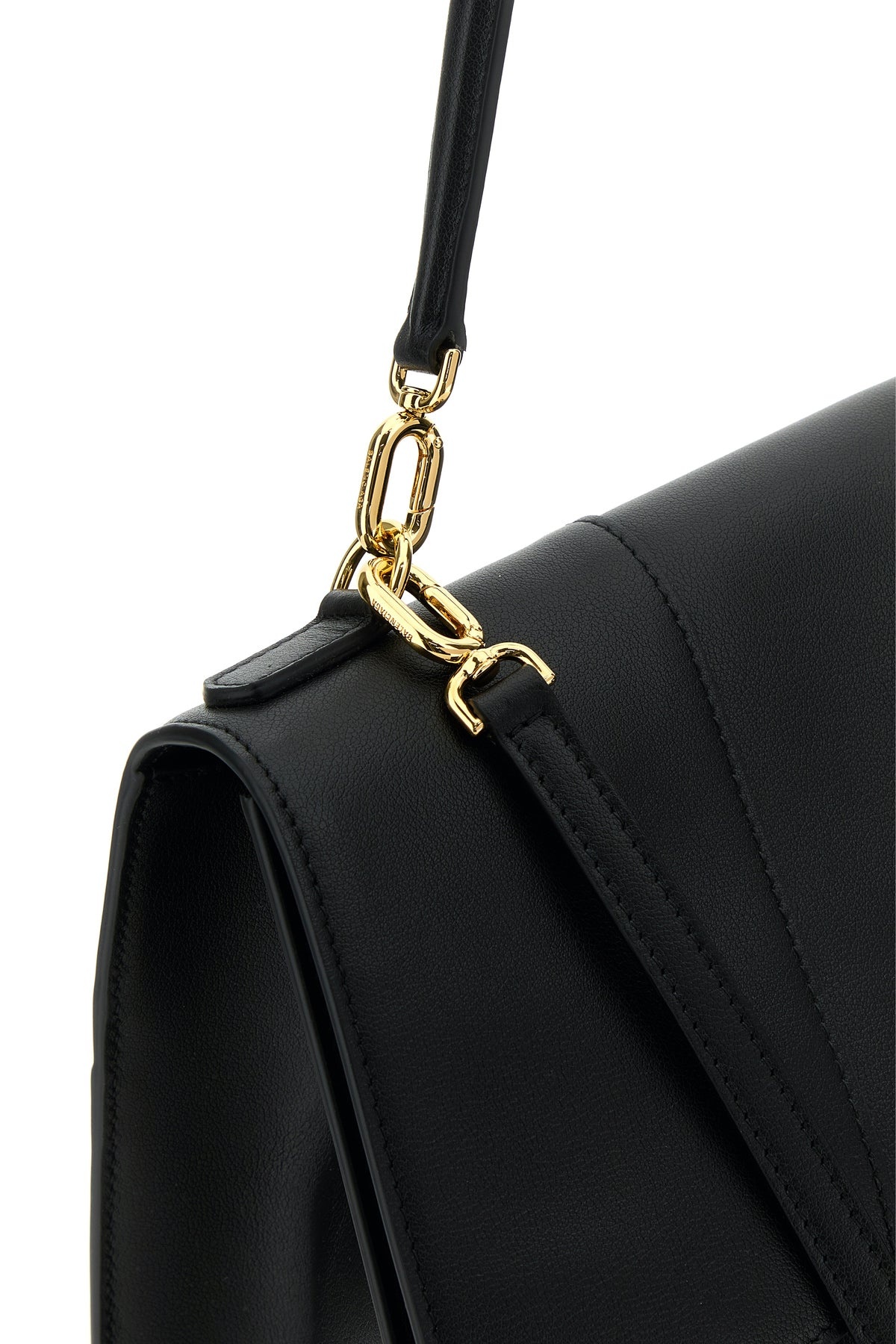 Black leather large Hourglass Soft handbag - 4