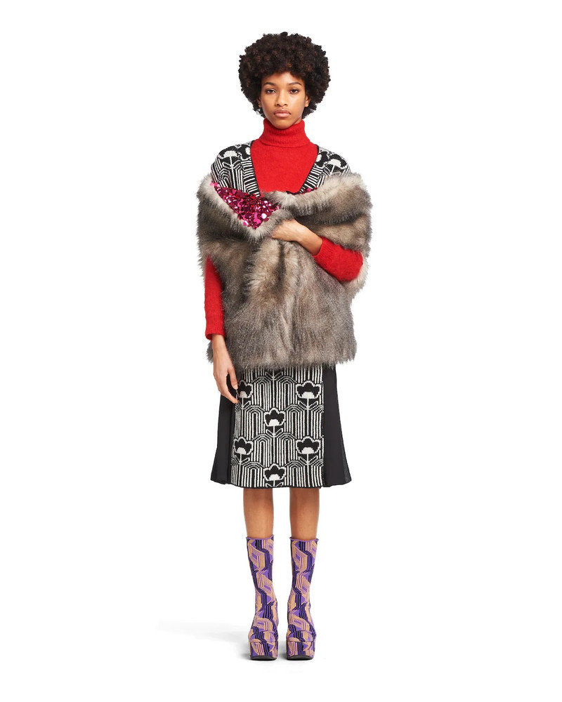 Prada Sequined aspen stole outlook
