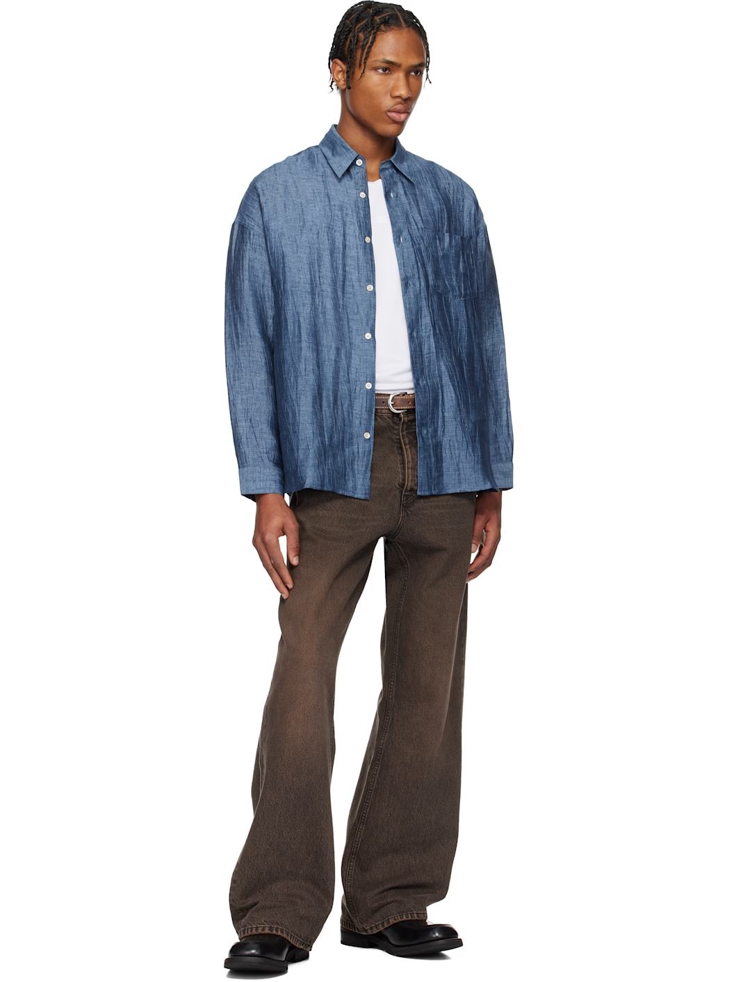 Blue Stable Shirt - 4