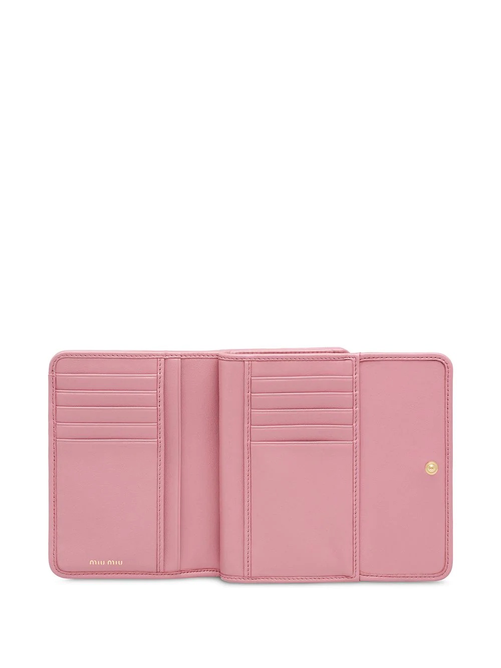 matelassé nappa leather wallet - 4