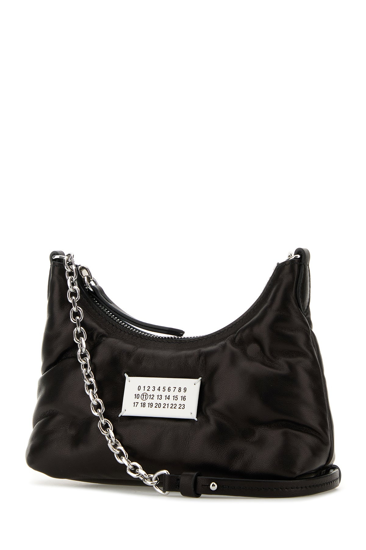 Black nappa leather micro Glam Slam Hobo shoulder bag - 2