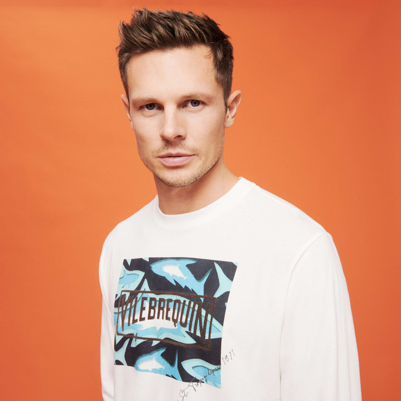 Men Cotton T-Shirt Requins 3D 6