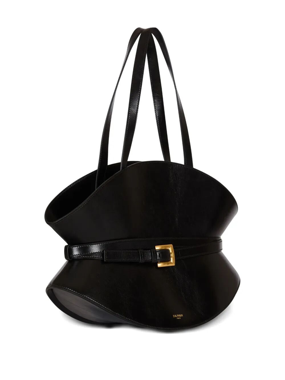 Balmain Women "Shuffle" Medium Calfskin Bag - 2