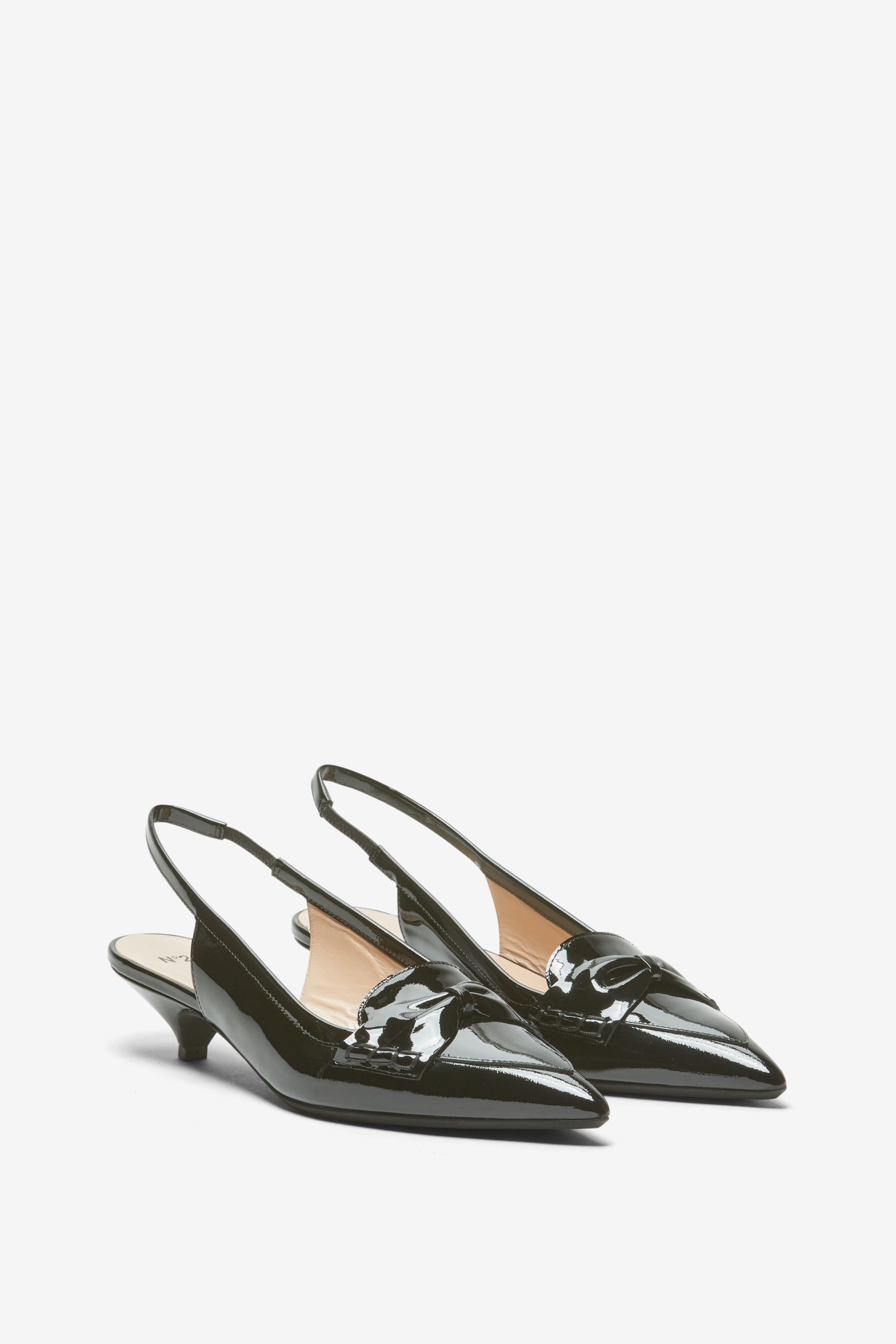 BOW-EMBLLISHED SLINGBACK PUMPS - 2