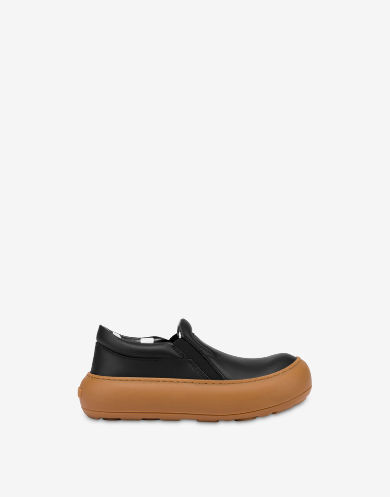CALFSKIN SLIP-ON TRAINERS 1