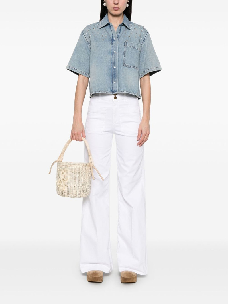 maje denim shirt outlook