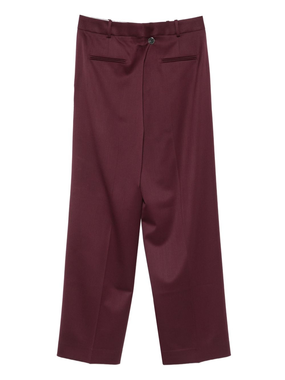 pleated wool-blend trousers - 2