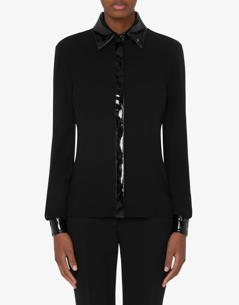 Moschino BONDAGE BUCKLE ORGANZINE SHIRT outlook