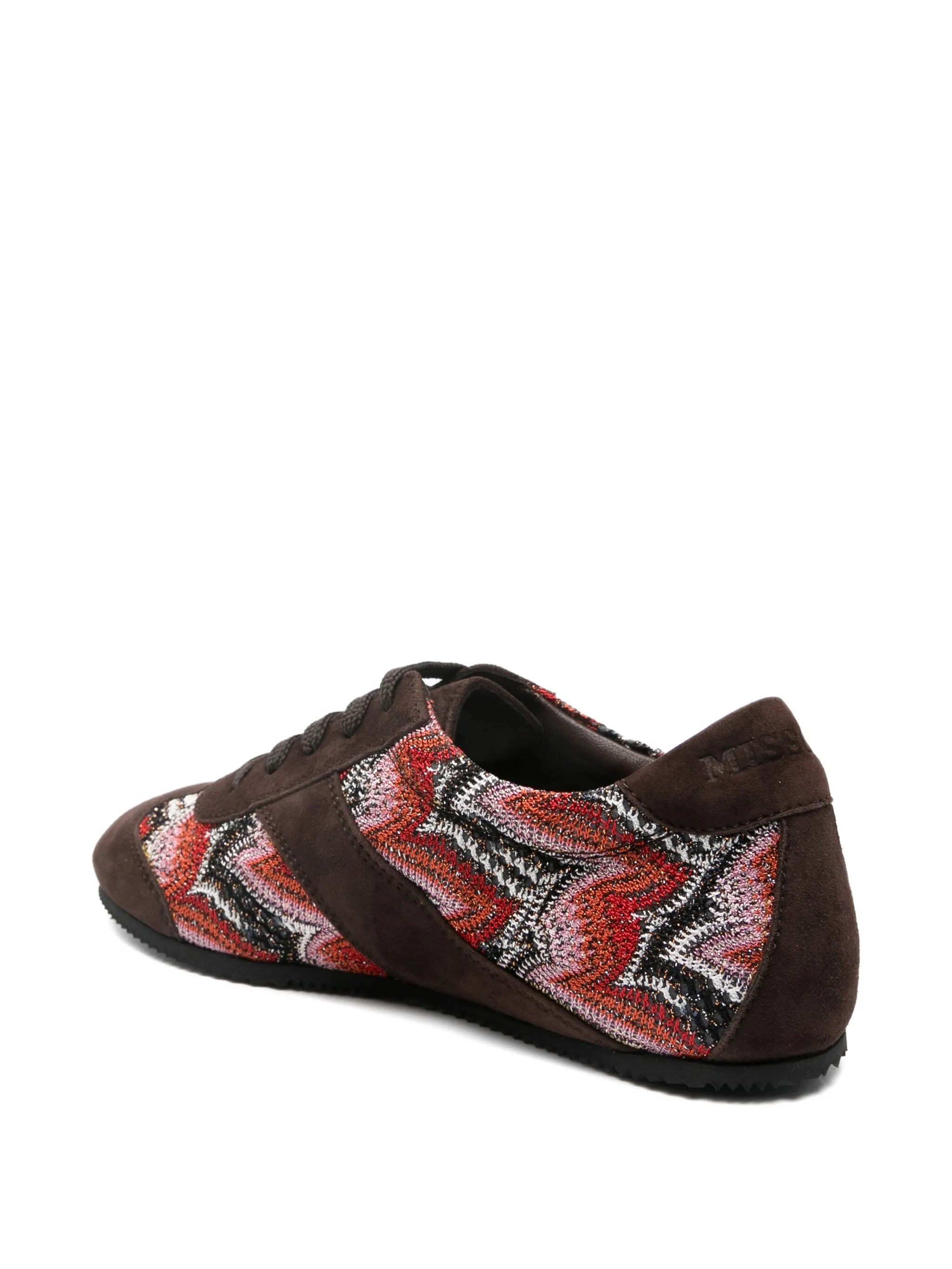 Missoni Patterned Suede Trainers - 4