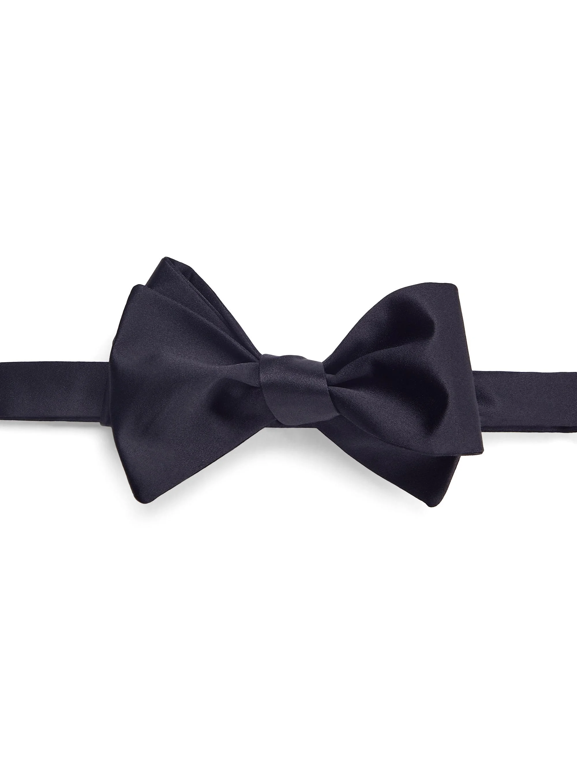 Men's Woven Silk Bow Tie - Blu Notte - 1