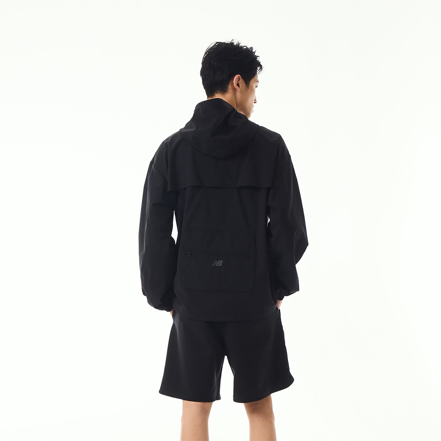 New Balance Woven Hooded Jacket 'Black' NAE24151-BK - 6