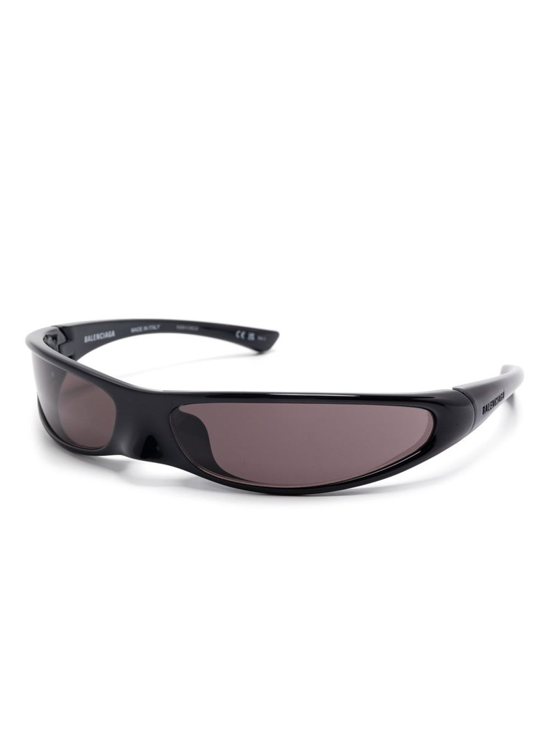 BALENCIAGA rectangle-frame sunglasses outlook