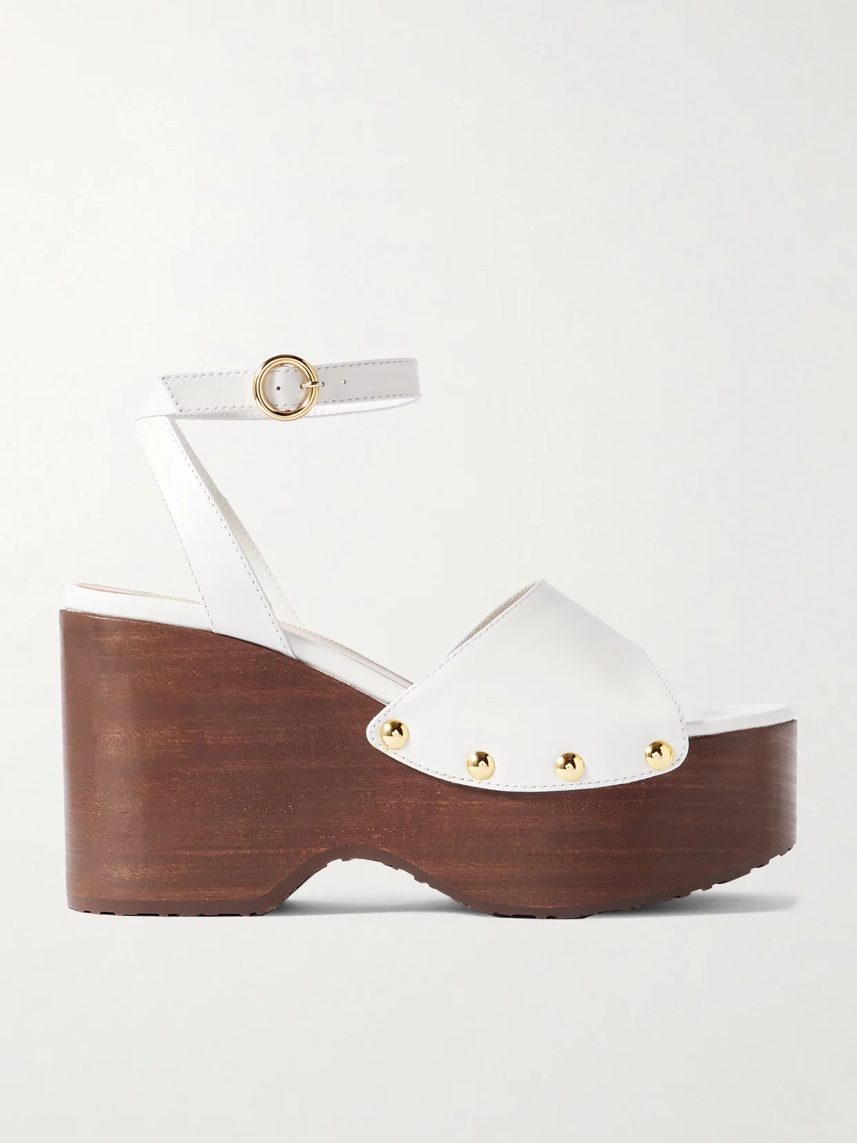 110 Studded Leather Platform Sandals - 1