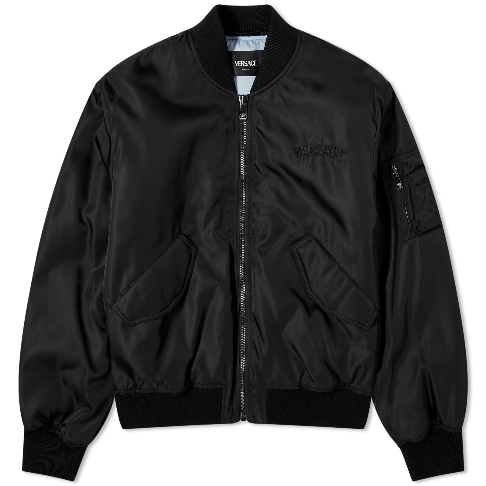 Versace Milano Stamp Bomber Jacket - 1