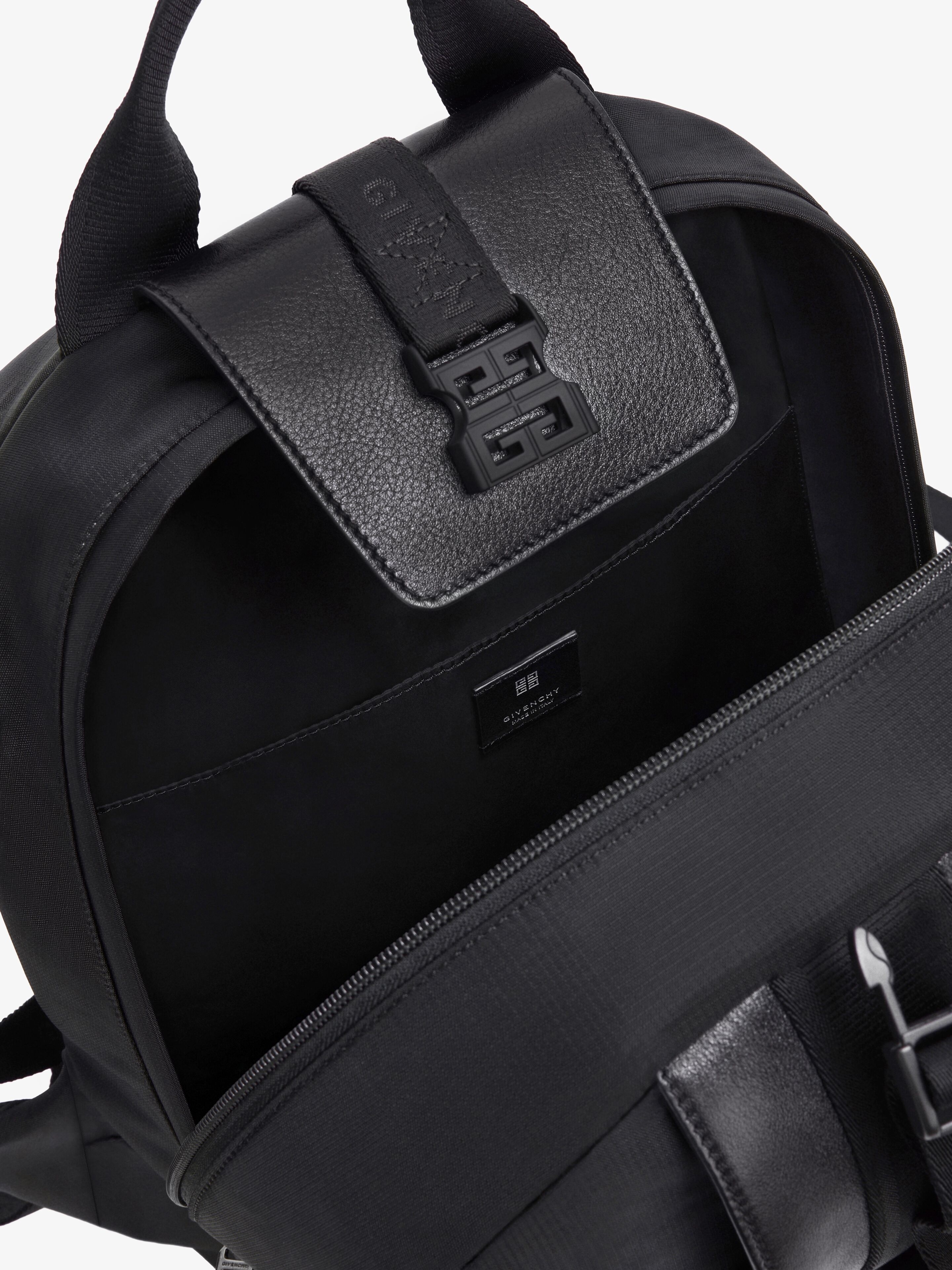 MEDIUM G-TRAIL BACKPACK IN NYLON AND LEATHER - 5