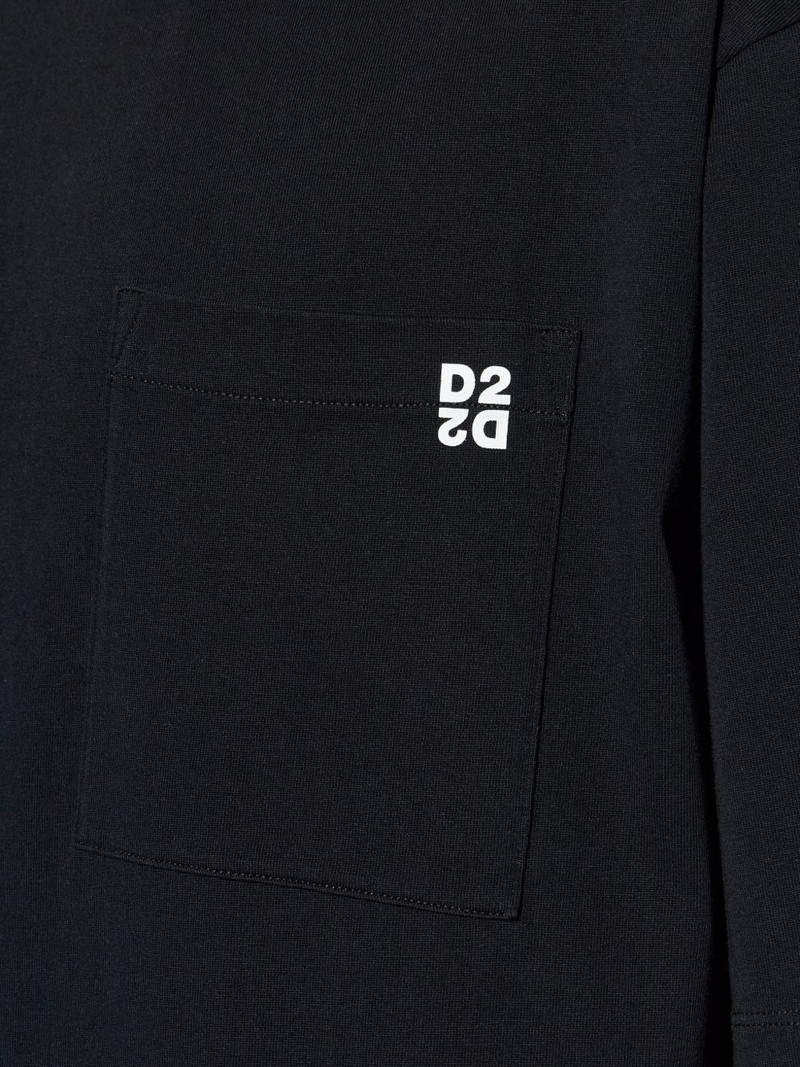 chest-pocket logo-detail T-shirt (set of two) 5