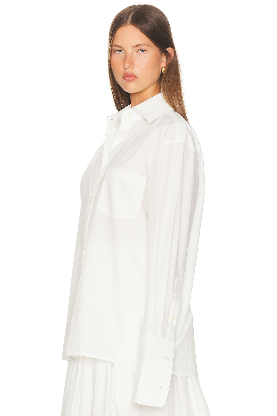 Classic Oversized Shirt in Tech Poplin - 2