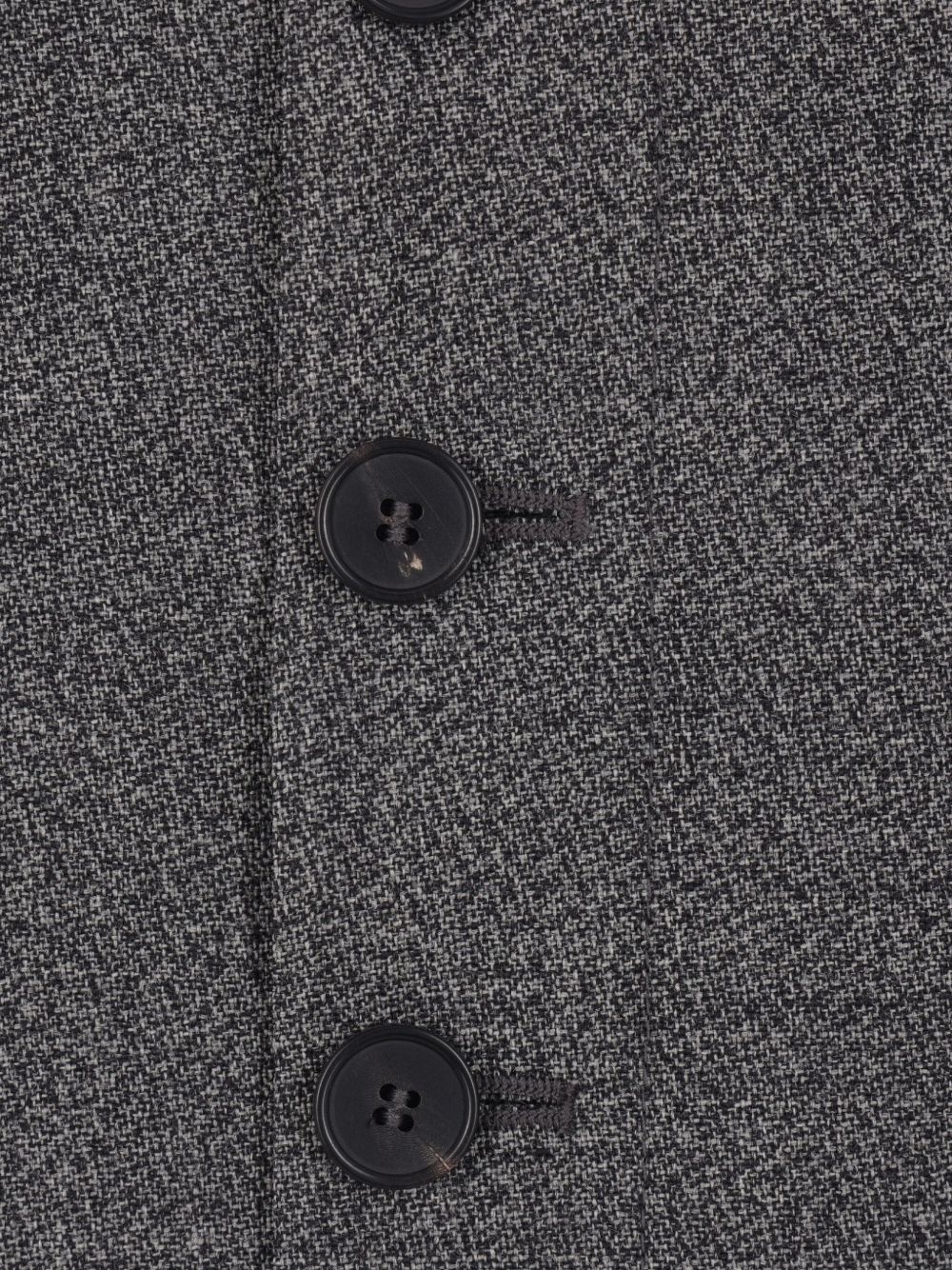 button-front wool skirt - 3