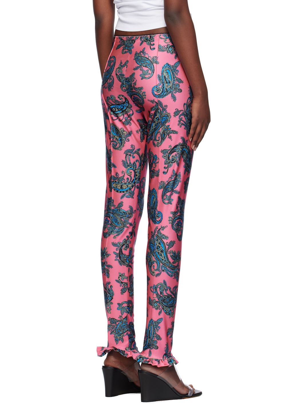 Pink Ruffle Sport Leggings - 3