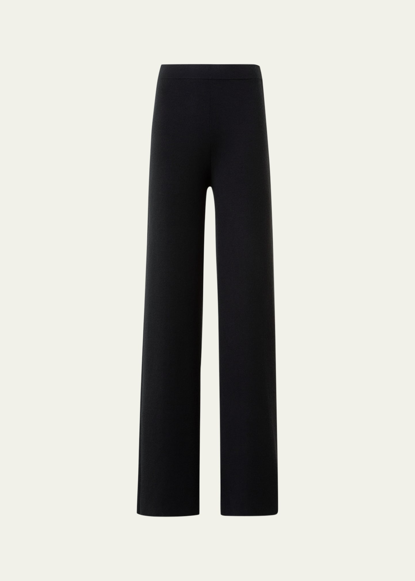 Cashmere Milano Knit Bootcut-Leg Pants - 1