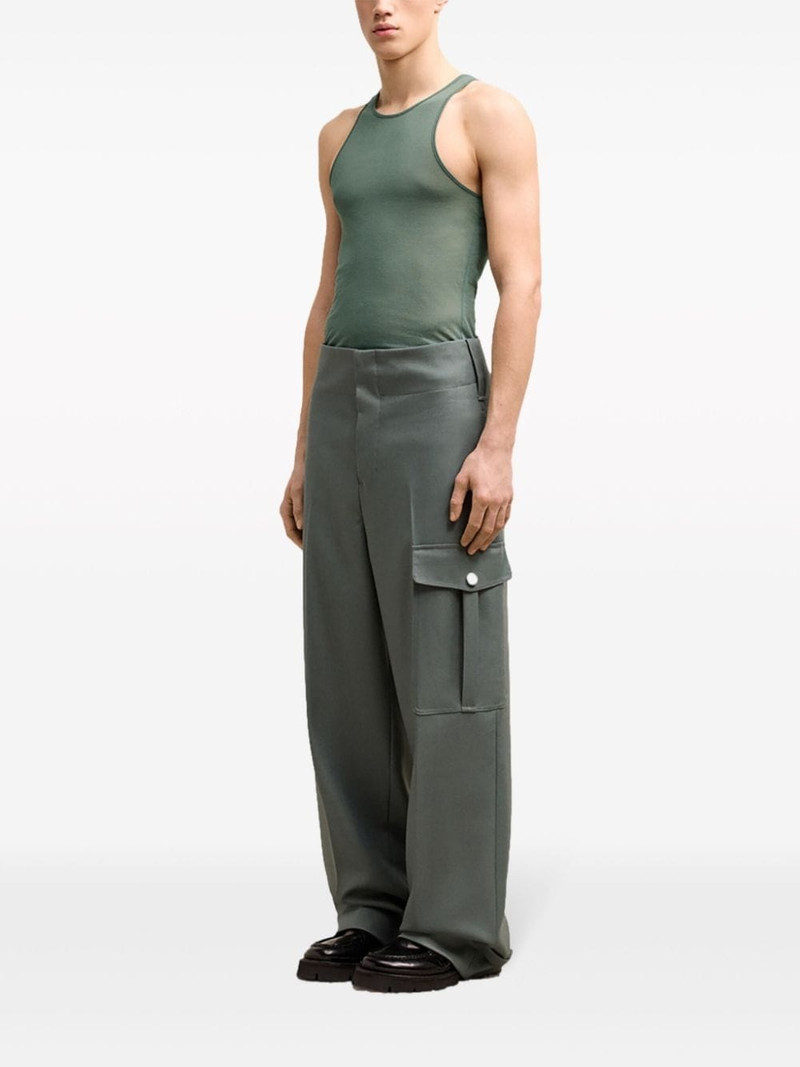 logo-embroidered tank top 3