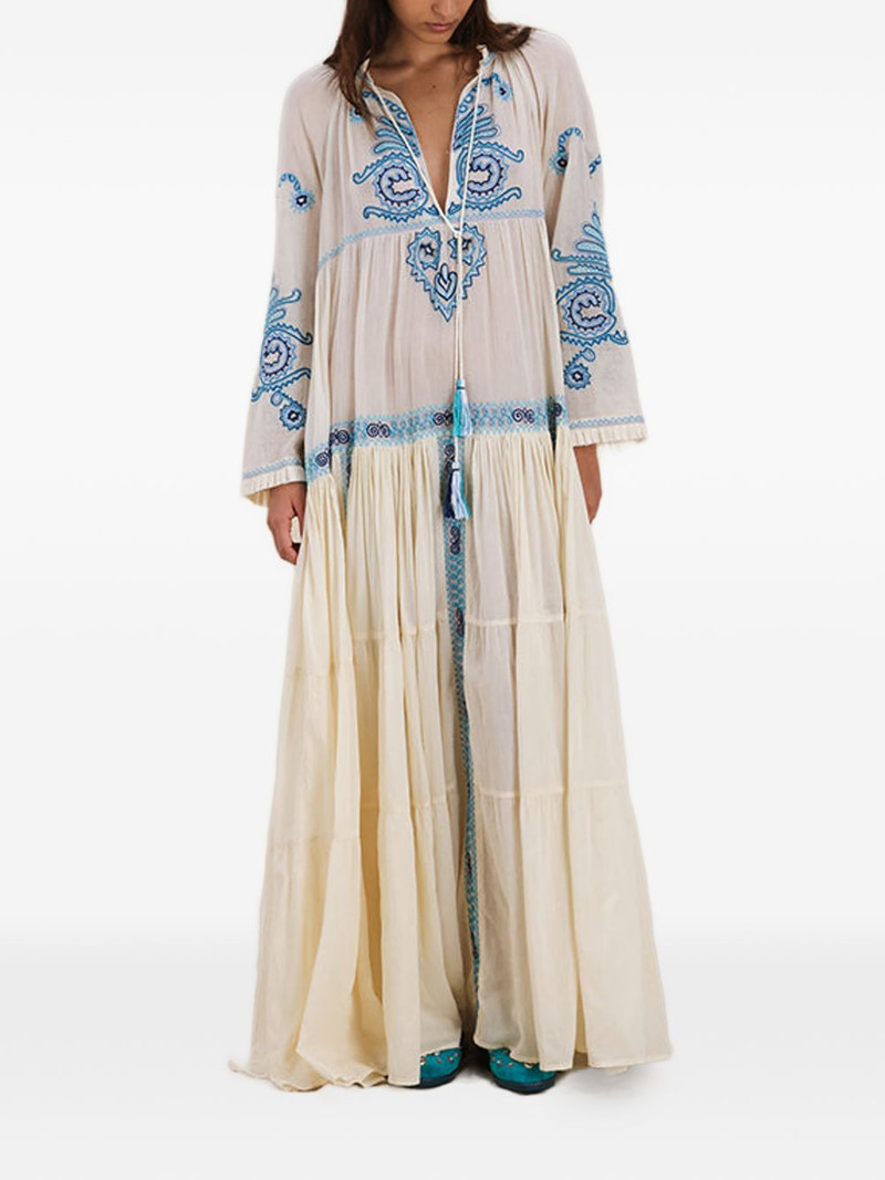 FORTELA embroidery tassel dress outlook