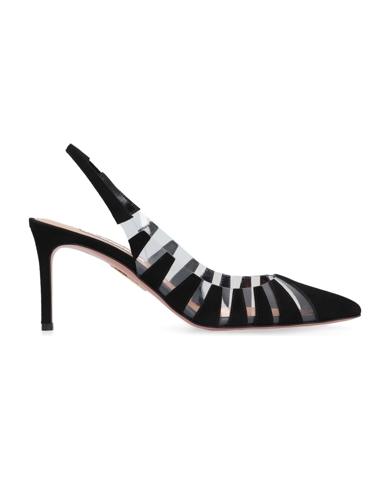 Pvc And Leather Slingback Sandals Hot Rumor - 2