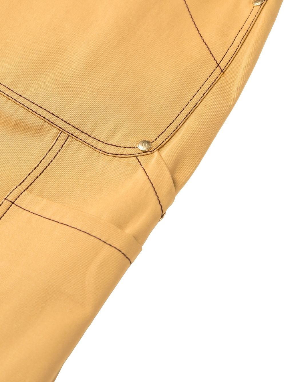 buckle-detail straight trousers - 6