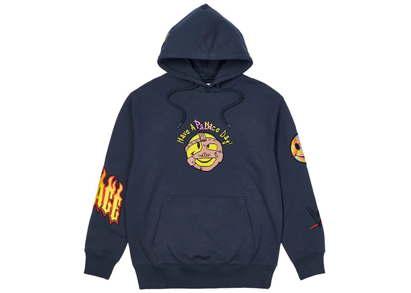 PALACE Palace x WWE Love Hood Navy outlook
