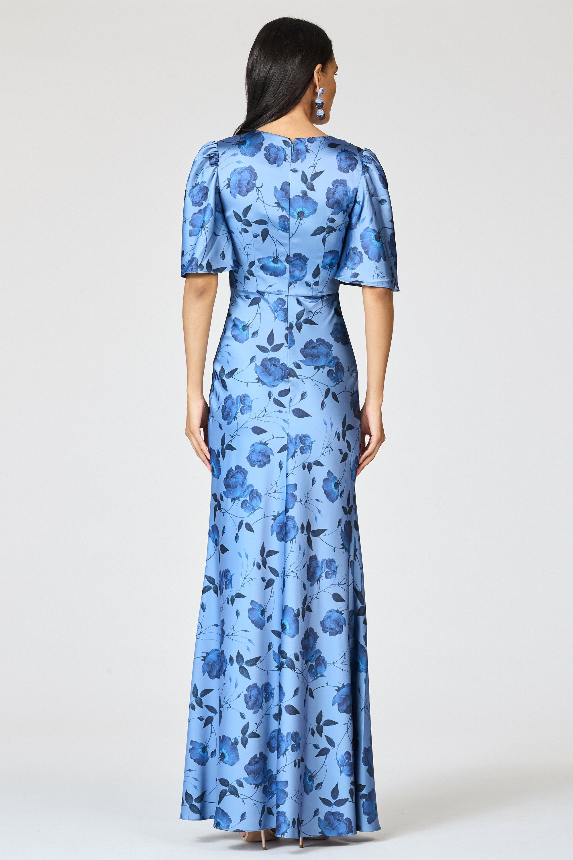 MAE GOWN - WILD STEEL ROSES - 4